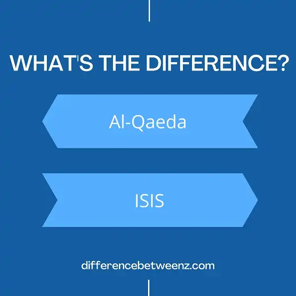 Difference between Al-Qaeda and ISIS