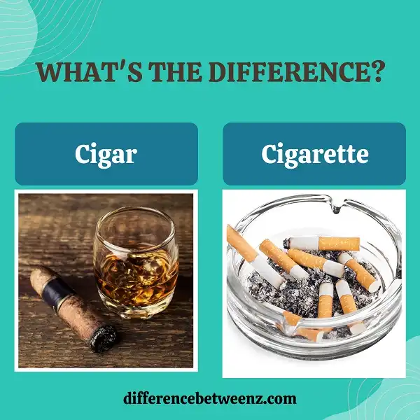 Difference between Cigar and Cigarette | Cigar vs Cigarette