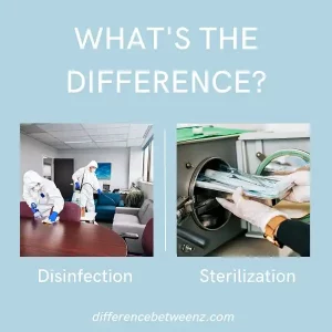 Difference between Disinfection and Sterilization | Disinfection vs Sterilization