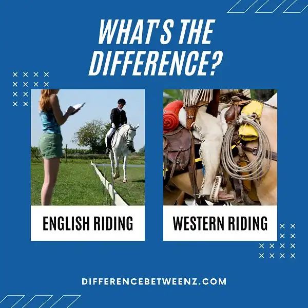 Difference between English and Western Riding