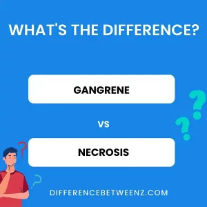 Difference between Gangrene and Necrosis | Gangrene vs Necrosis