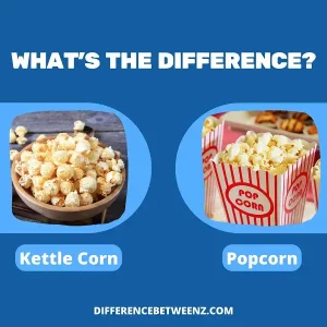 Difference between Kettle Corn and Popcorn