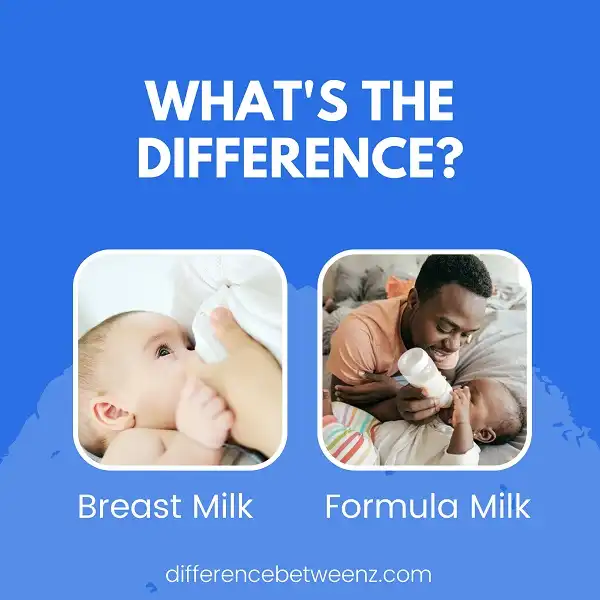Difference between Breast milk and Formula milk | Breast vs. Formula milk
