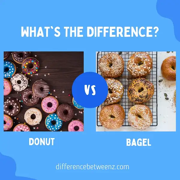 Difference between Donut and Bagel | Donut vs. Bagel