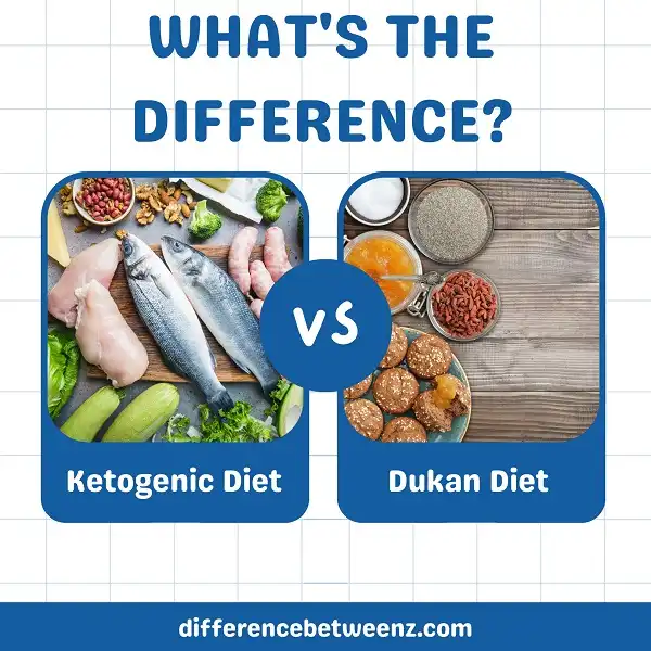 Difference between Dukan and Ketogenic Diet