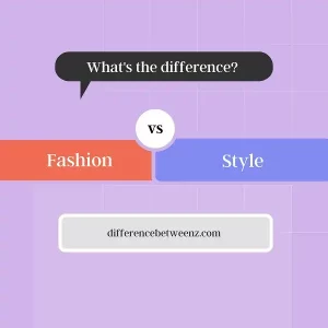 Difference between Fashion and Style | Fashion vs Style