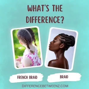 Difference between French Braid and Braid | French Braid vs Braid