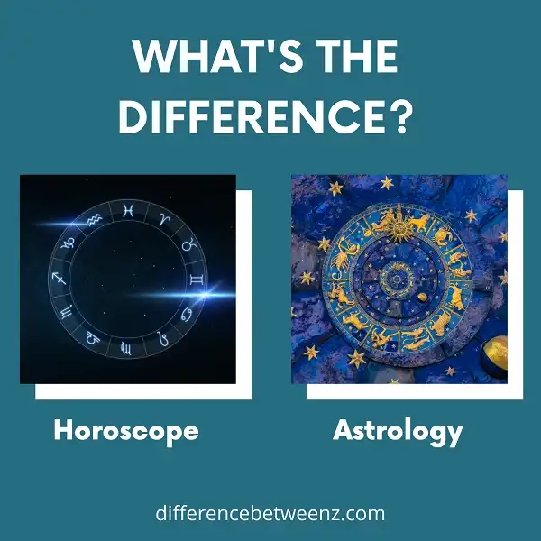 Difference between Horoscope and Astrology