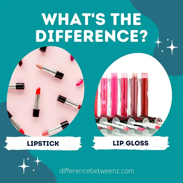 Difference between Lipstick and Lip gloss | Lipstick vs Lip gloss