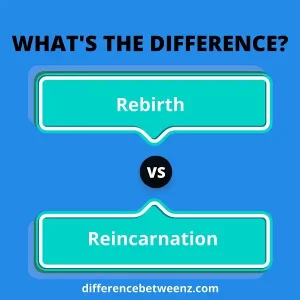 Difference between Rebirth and Reincarnation | Rebirth vs. Reincarnation