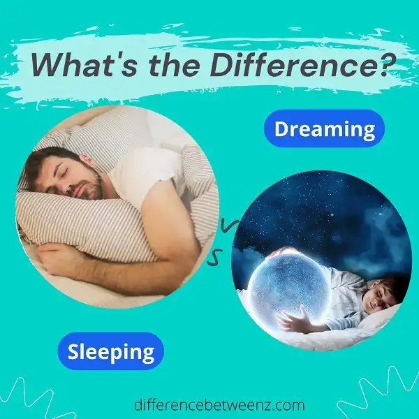 Difference between Sleeping and Dreaming | Sleeping vs. Dreaming