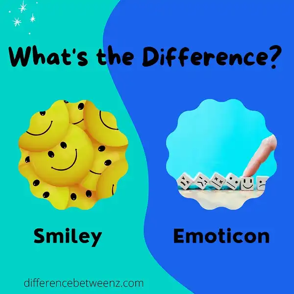 Difference between Smiley and Emoticon | Smiley vs. Emoticon