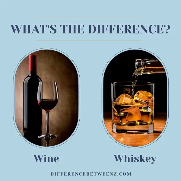 Difference between Wine and Whiskey | Wine vs. Whiskey