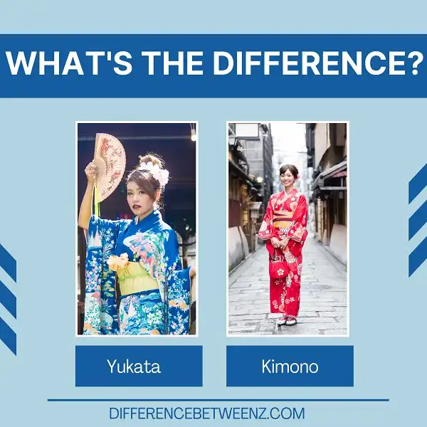 Difference between Yukata and Kimono | Yukata vs Kimono