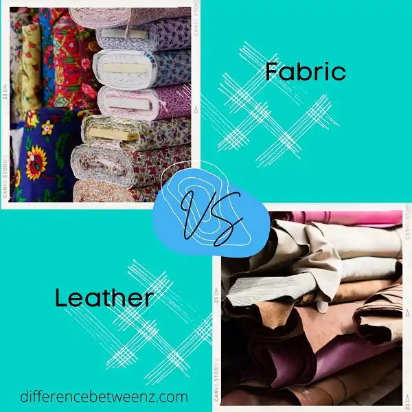 Difference between Fabric and Leather