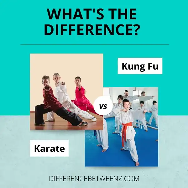 Difference between Kung Fu and Karate