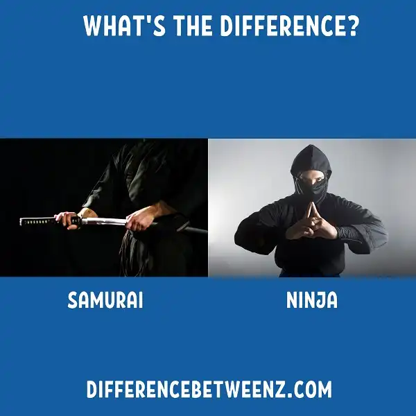 Difference between Samurai and Ninja