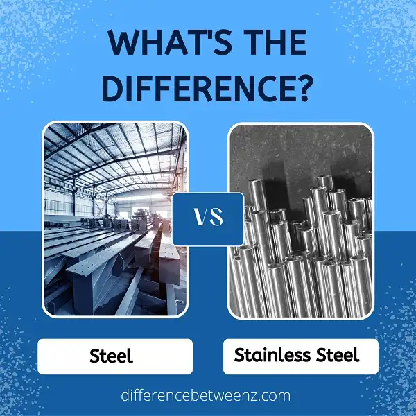 Difference between Steel and Stainless Steel