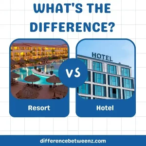 Difference between Resort and Hotel