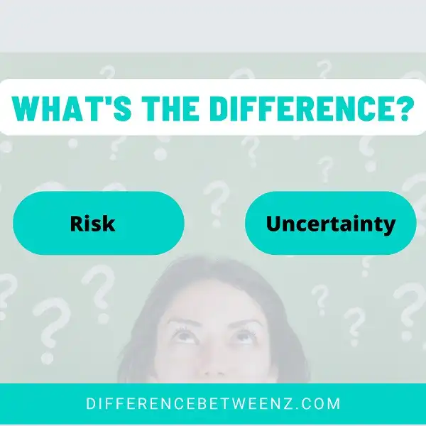 Difference between Risk and Uncertainty