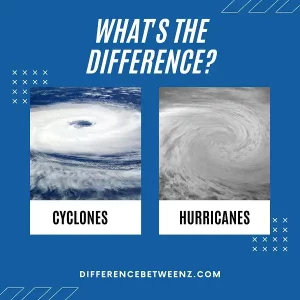 Difference Between Cyclones and Hurricanes