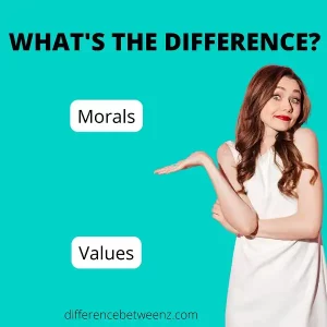 Differences between Morals and Values