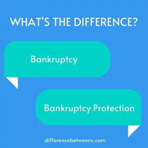 Difference between Bankruptcy and Bankruptcy Protection