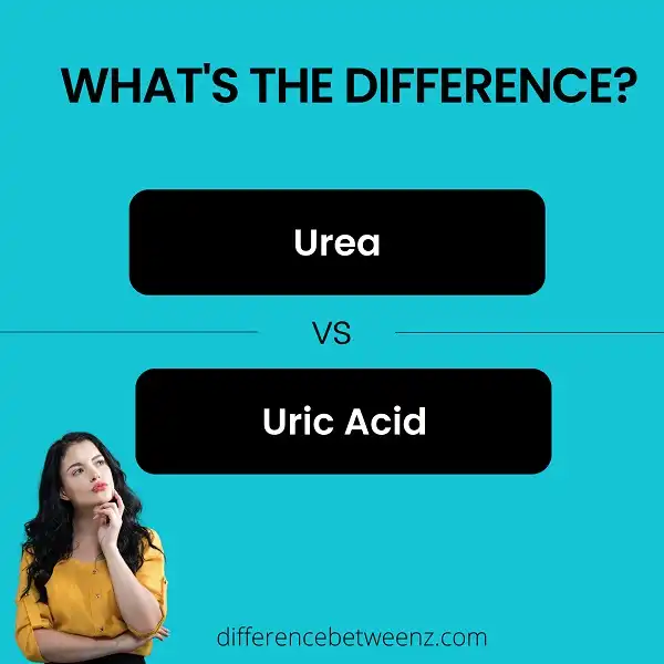 Difference between Urea and Uric Acid