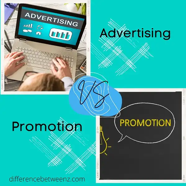 Difference between Advertising and Promotion