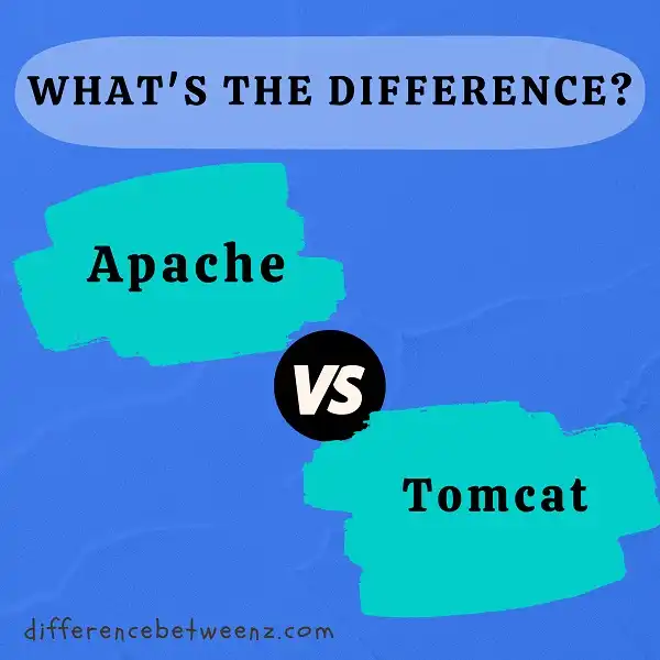 Difference between Apache and Tomcat