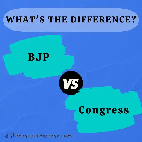 Difference between BJP and Congress