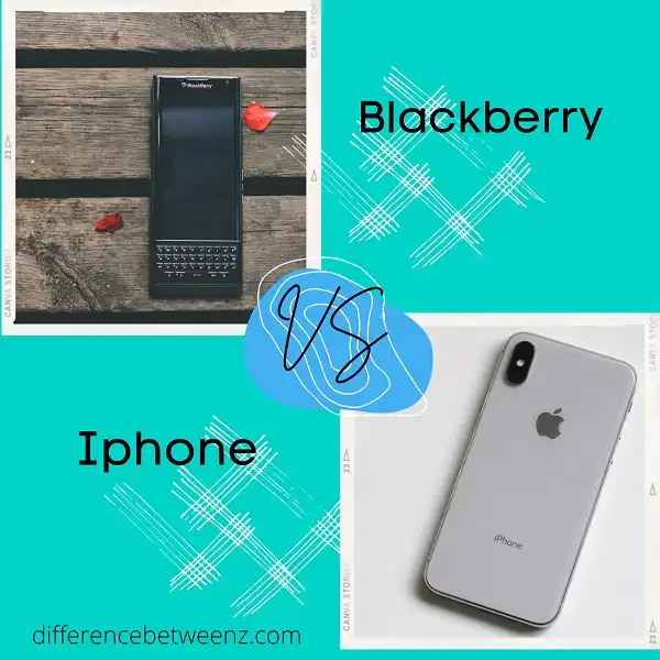 Difference between Blackberry and iPhone