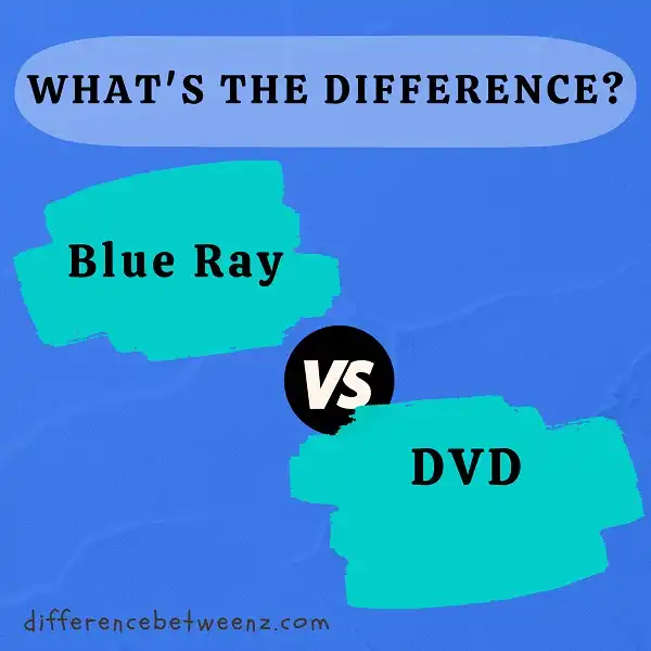 Difference between Blu Ray and DVD