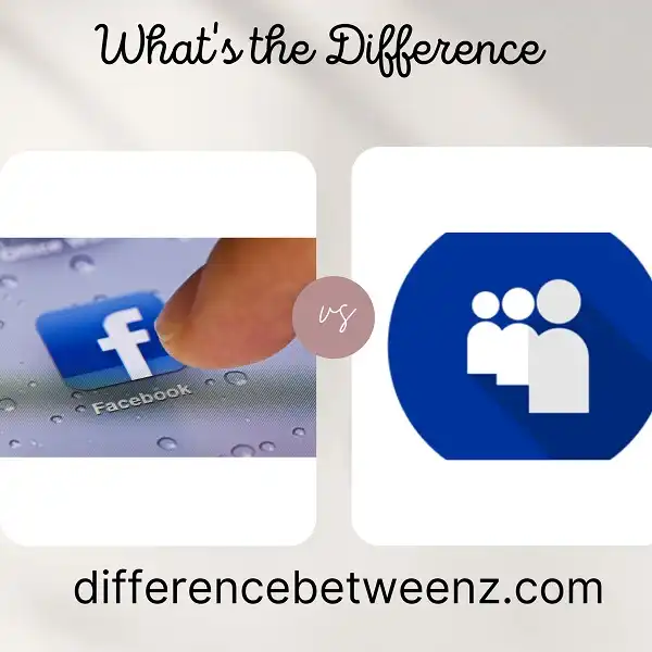 Difference between Facebook and Myspace