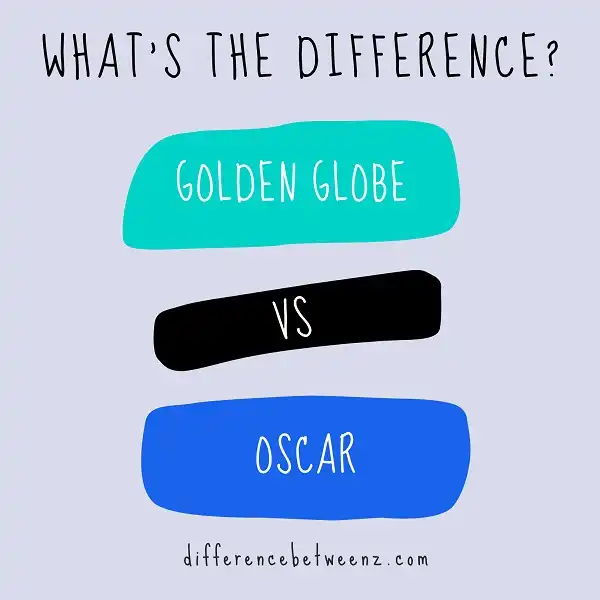 Difference between Golden Globes and Oscars