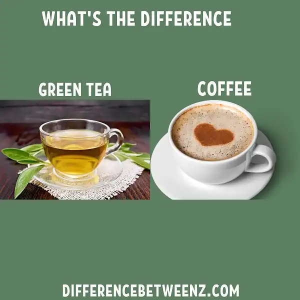 Difference between Green Tea and Coffee