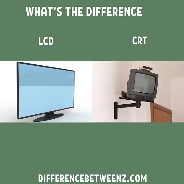 Difference between LCD and CRT