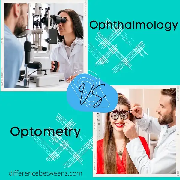 Difference between Ophthalmology and Optometry