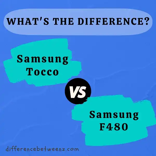 Difference between Samsung Tocco and Samsung F480