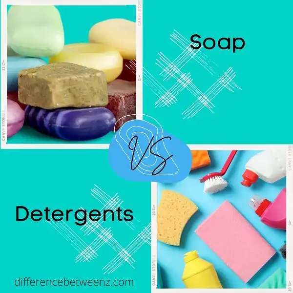 Difference between Soaps and Detergents