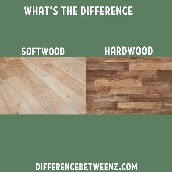 Difference between Softwood and Hardwood