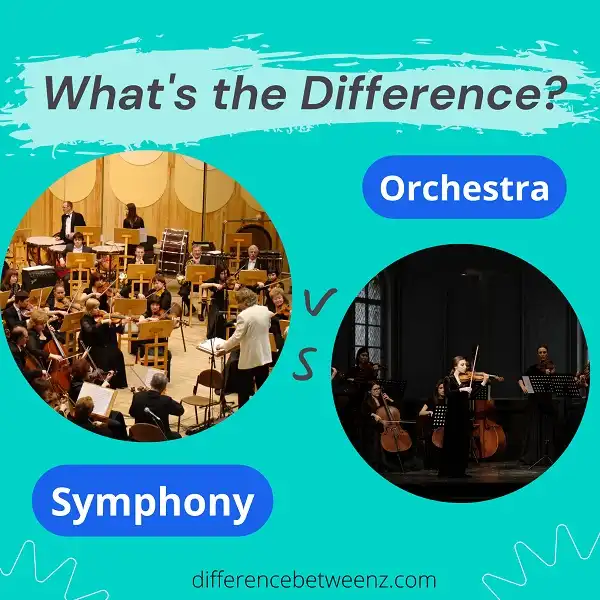 Difference between Symphony and Orchestra
