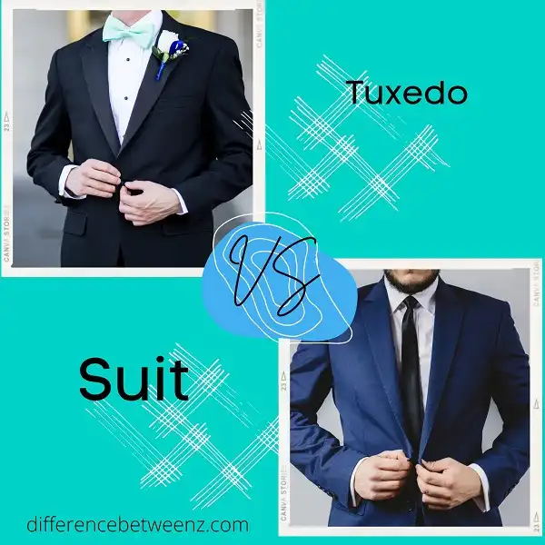 Difference between Tuxedo and Suit