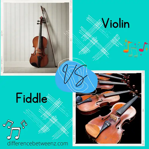 Difference between Violin and Fiddle