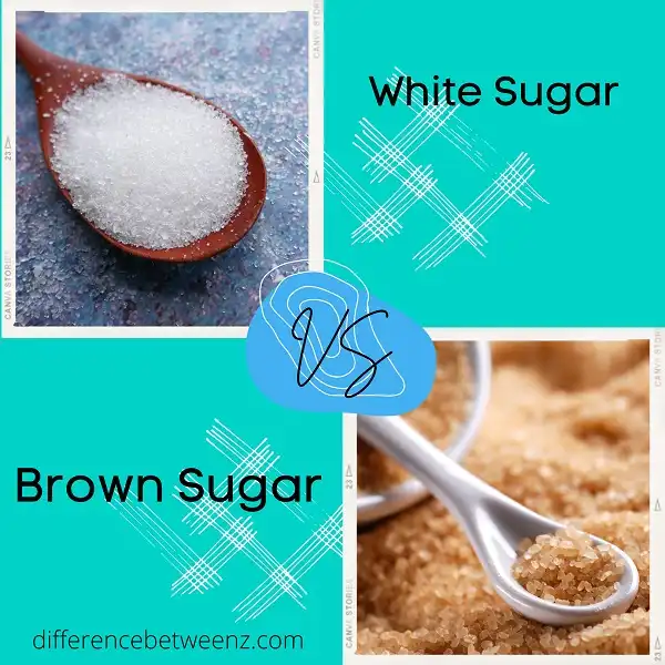 Difference between White Sugar and Brown Sugar