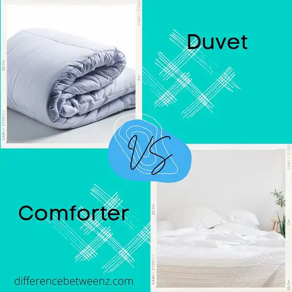 Difference between a Duvet and a Comforter