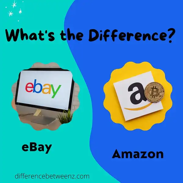 Difference between eBay and Amazon