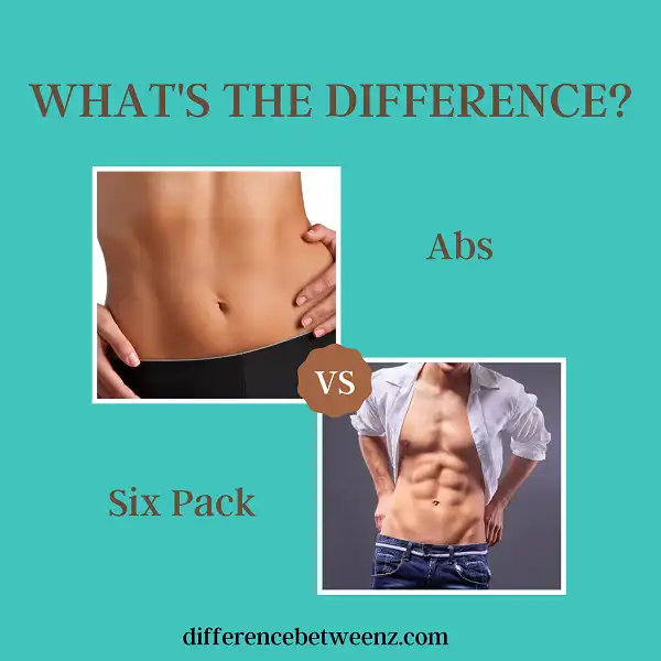 Difference between Abs and Six Pack