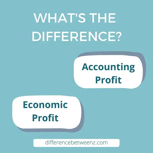Difference between Accounting and Economic Profit