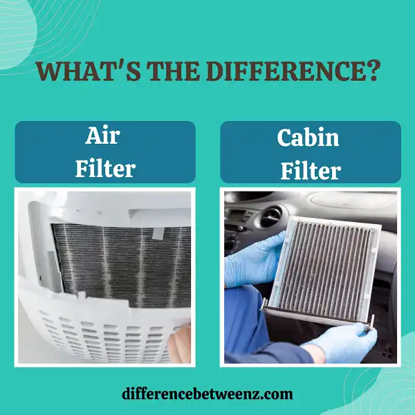 Difference between Air Filter and Cabin Filter